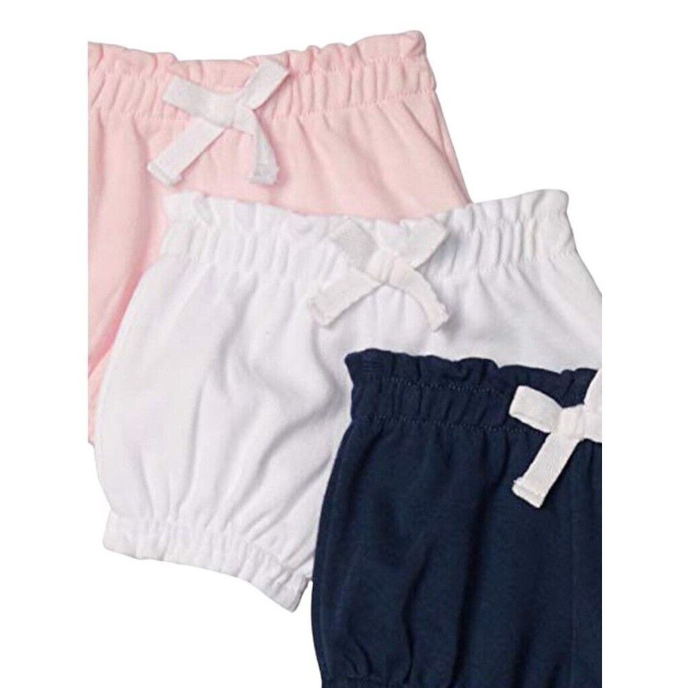 Girls' Bloomer Shorts Multipacks 3M blue, white, pink